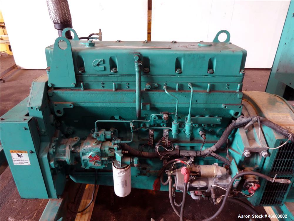 Used Cummins 230 kW Diesel Generator. Cummins LTA10-G1 Engine