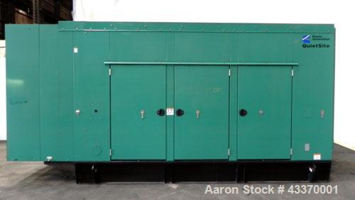 Used Cummins 250 kW standby (225 kW prime) Diesel Generator Set, model DFAC-5747110, serial #C060895209. Cummins LTA10-G1 engine rated 380 hp @ 1800 rpm. 3/60/277-480V with PMG. PowerCommand 2100 dig...
