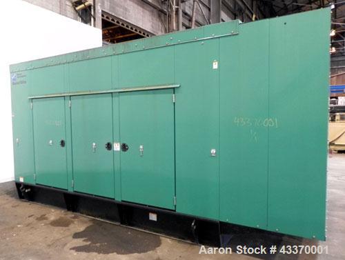 Used Cummins 250 kW standby (225 kW prime) Diesel Generator Set, model DFAC-5747110, serial #C060895209. Cummins LTA10-G1 engine rated 380 hp @ 1800 rpm. 3/60/277-480V with PMG. PowerCommand 2100 dig...