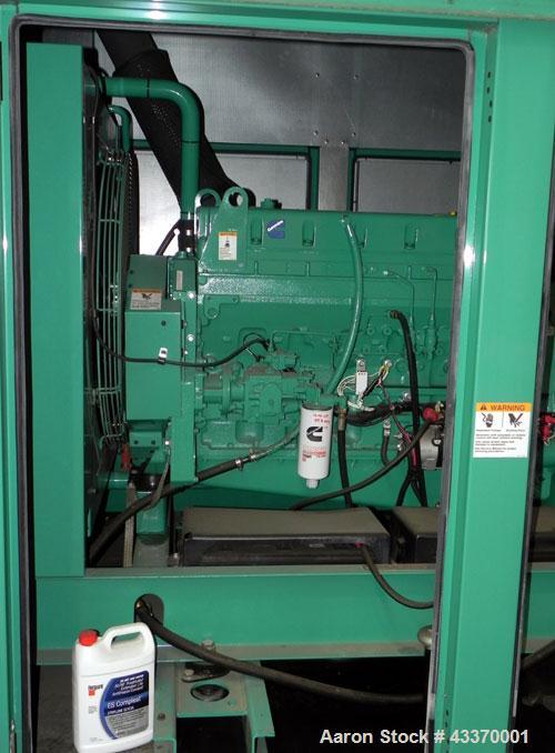 Used Cummins 250 kW standby (225 kW prime) Diesel Generator Set, model DFAC-5747110, serial #C060895209. Cummins LTA10-G1 engine rated 380 hp @ 1800 rpm. 3/60/277-480V with PMG. PowerCommand 2100 dig...