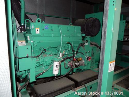 Used Cummins 250 kW standby (225 kW prime) Diesel Generator Set, model DFAC-5747110, serial #C060895209. Cummins LTA10-G1 engine rated 380 hp @ 1800 rpm. 3/60/277-480V with PMG. PowerCommand 2100 dig...