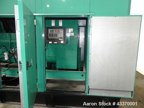 Used Cummins 250 kW standby (225 kW prime) Diesel Generator Set, model DFAC-5747110, serial #C060895209. Cummins LTA10-G1 engine rated 380 hp @ 1800 rpm. 3/60/277-480V with PMG. PowerCommand 2100 dig...