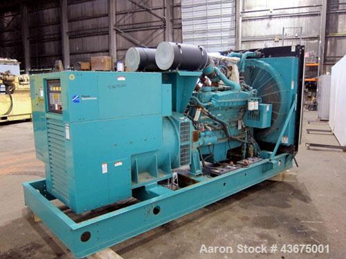 Used- Cummins 600 kW Standby Diesel Generator Set, Cummins Model VTA28-G5