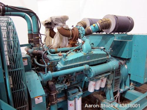 Used Cummins 600 kW Standby Diesel Generator Set, Cummins Model VTA28-G5