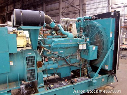 Used Cummins 600 kW Standby Diesel Generator Set, Cummins Model VTA28-G5