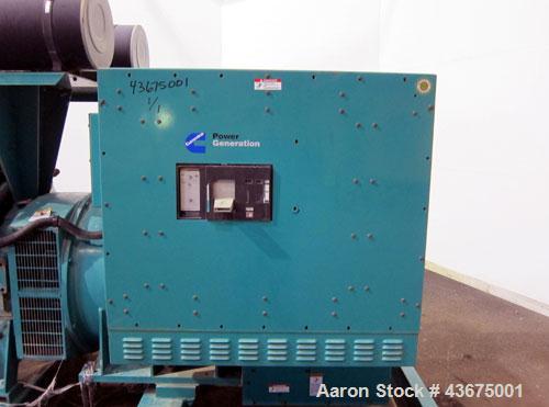 Used- Cummins 600 kW Standby Diesel Generator Set, Cummins Model VTA28-G5