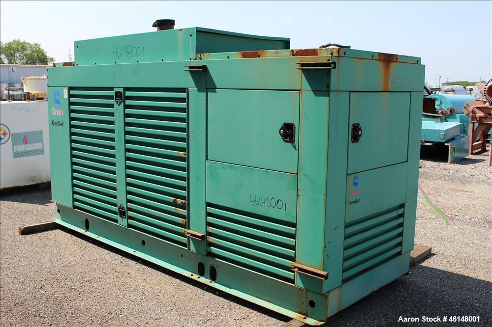 Used Cummins 300 kW standby (270 kW prime) diesel generator set, model DFCB, SN-D000093851. Cummins model NTA-855-G2 engine rated 465 HP at 1800 RPM, SN-30364216. 3/60/277/480V. 600 Amp main- line ci...