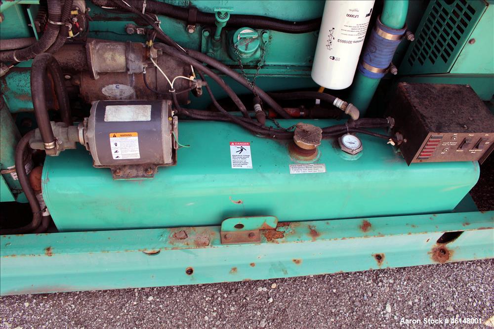 Used Cummins 300 kW standby (270 kW prime) diesel generator set, model DFCB, SN-D000093851. Cummins model NTA-855-G2 engine rated 465 HP at 1800 RPM, SN-30364216. 3/60/277/480V. 600 Amp main- line ci...