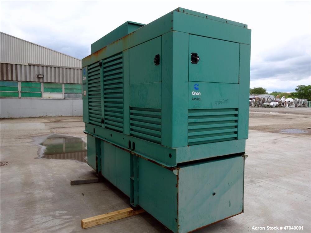 Used Cummins 350 kW diesel generator set, model DFCC. Cummins NTA855-G3 engine
