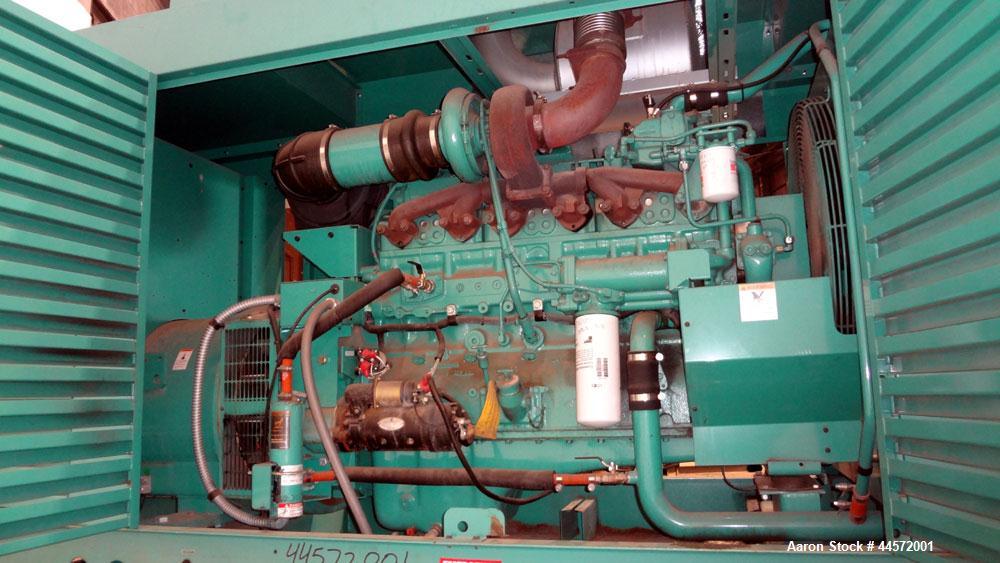 Used Cummins 350 kW Standby (315 kW Prime) Diesel Generator Set, Model DFCC, SN-D030496246. Cummins NTA855-G3 engine rated 535 HP @ 1800 RPM, SN-30369747.  3/60/208V, re-connectable to other voltages...