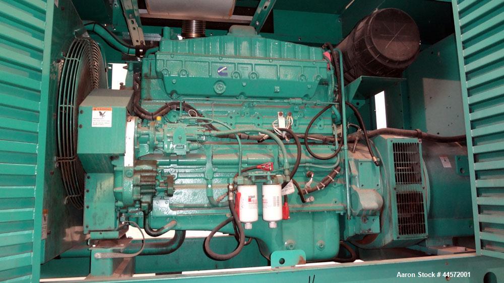 Used Cummins 350 kW Standby (315 kW Prime) Diesel Generator Set, Model DFCC, SN-D030496246. Cummins NTA855-G3 engine rated 535 HP @ 1800 RPM, SN-30369747.  3/60/208V, re-connectable to other voltages...