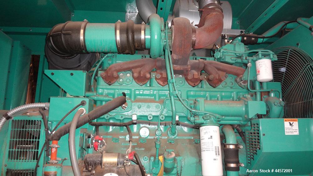 Used Cummins 350 kW Standby (315 kW Prime) Diesel Generator Set, Model DFCC, SN-D030496246. Cummins NTA855-G3 engine rated 535 HP @ 1800 RPM, SN-30369747.  3/60/208V, re-connectable to other voltages...