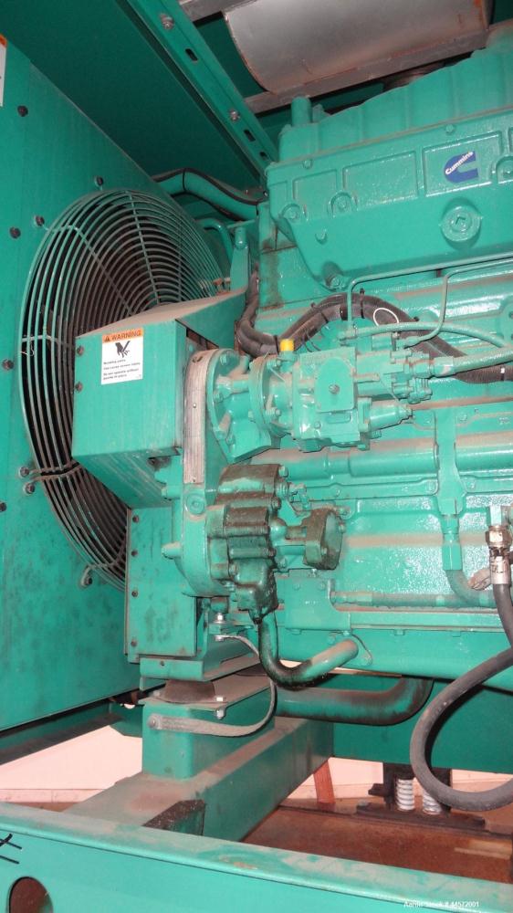 Used Cummins 350 kW Standby (315 kW Prime) Diesel Generator Set, Model DFCC, SN-D030496246. Cummins NTA855-G3 engine rated 535 HP @ 1800 RPM, SN-30369747.  3/60/208V, re-connectable to other voltages...
