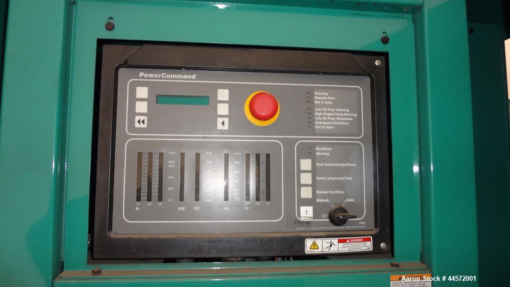 Used Cummins 350 kW Standby (315 kW Prime) Diesel Generator Set, Model DFCC, SN-D030496246. Cummins NTA855-G3 engine rated 535 HP @ 1800 RPM, SN-30369747.  3/60/208V, re-connectable to other voltages...