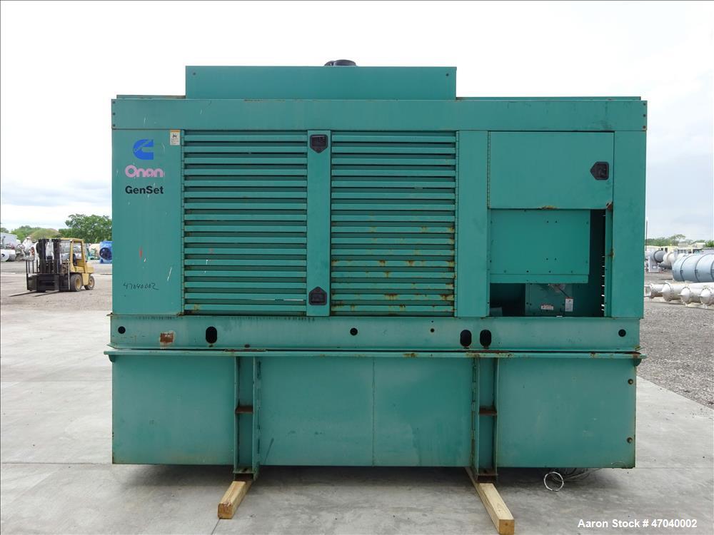 Used Cummins 350 kW diesel generator set, model DFCC. Cummins NTA855-G3 engine