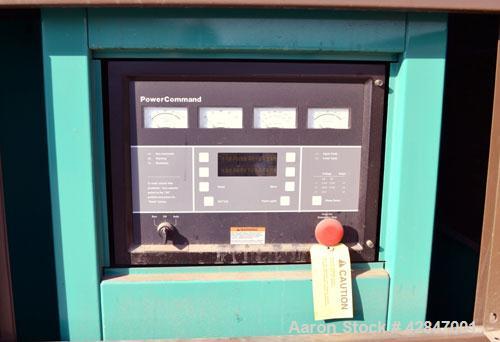 Used Cummins 400 kW Diesel Generator Set, Model DFCE-3387635, SN-A000055595. Cummins NTA-855-G5 engine SN-30363976 rated 605HP at 1800RPM. 3/60/480V 12 Lead. Main-line circuit breaker. PowerCommand d...