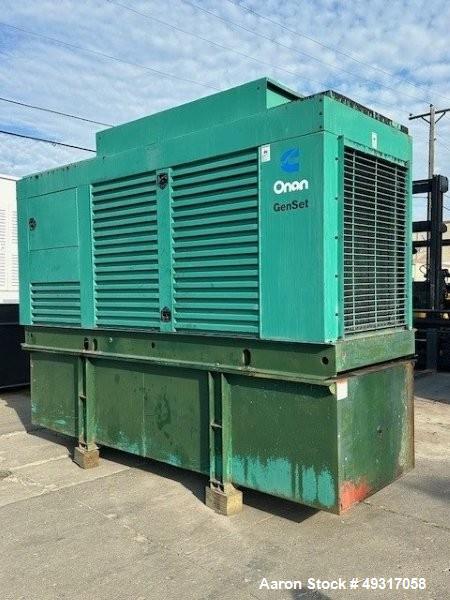 Cummins DFCE Standby Diesel Generator Set – 400 kW, NTA-855-G5 Engine (Used)