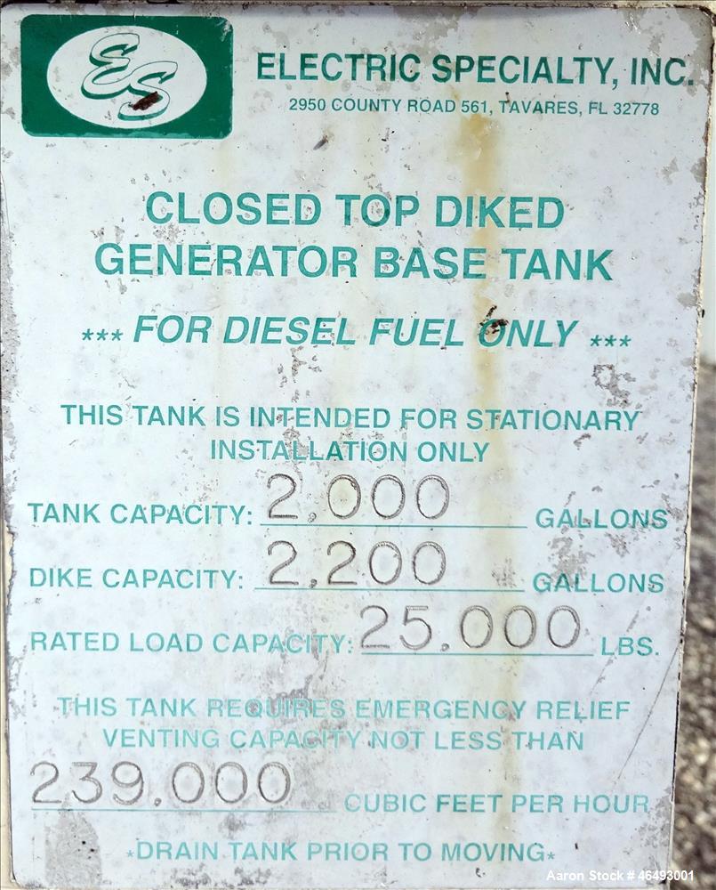 Used- Cummins 500kW diesel generator model DFED. Cummins KTA19-G4 engine