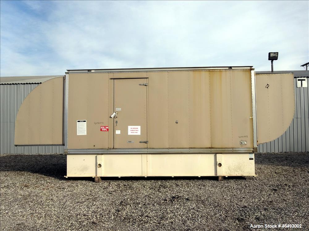 Used Cummins 500 kW diesel generator model DFED. Cummins KTA19-G4 engine