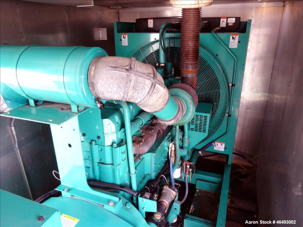 Used Cummins 500 kW diesel generator model DFED. Cummins KTA19-G4 engine