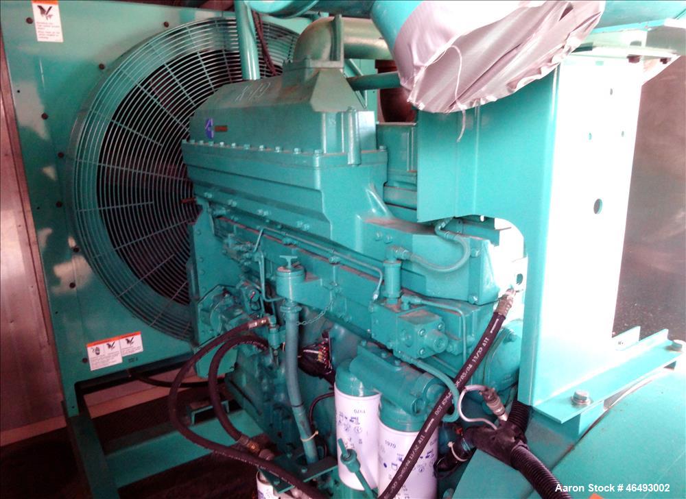 Used Cummins 500 kW diesel generator model DFED. Cummins KTA19-G4 engine