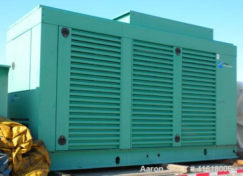 Used Cummins 500kW Diesel Generator Set, Model DFED-5557354, serial# E020373680. Cummins KTA19-G4 diesel engine, 6 cylinder, 755 hp at 1800 RPM, serial# 37203389. 3/60/277/480V. Main-line circuit bre...