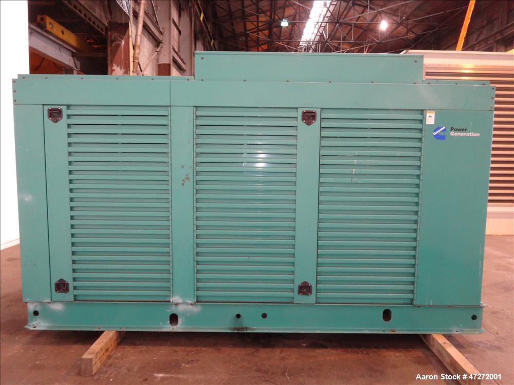 Used Cummins 500 kW diesel generator set, model DFED. Cummins KTA19-G4 engine