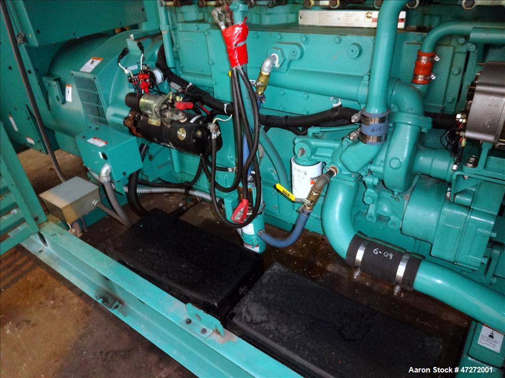 Used Cummins 500 kW diesel generator set, model DFED. Cummins KTA19-G4 engine