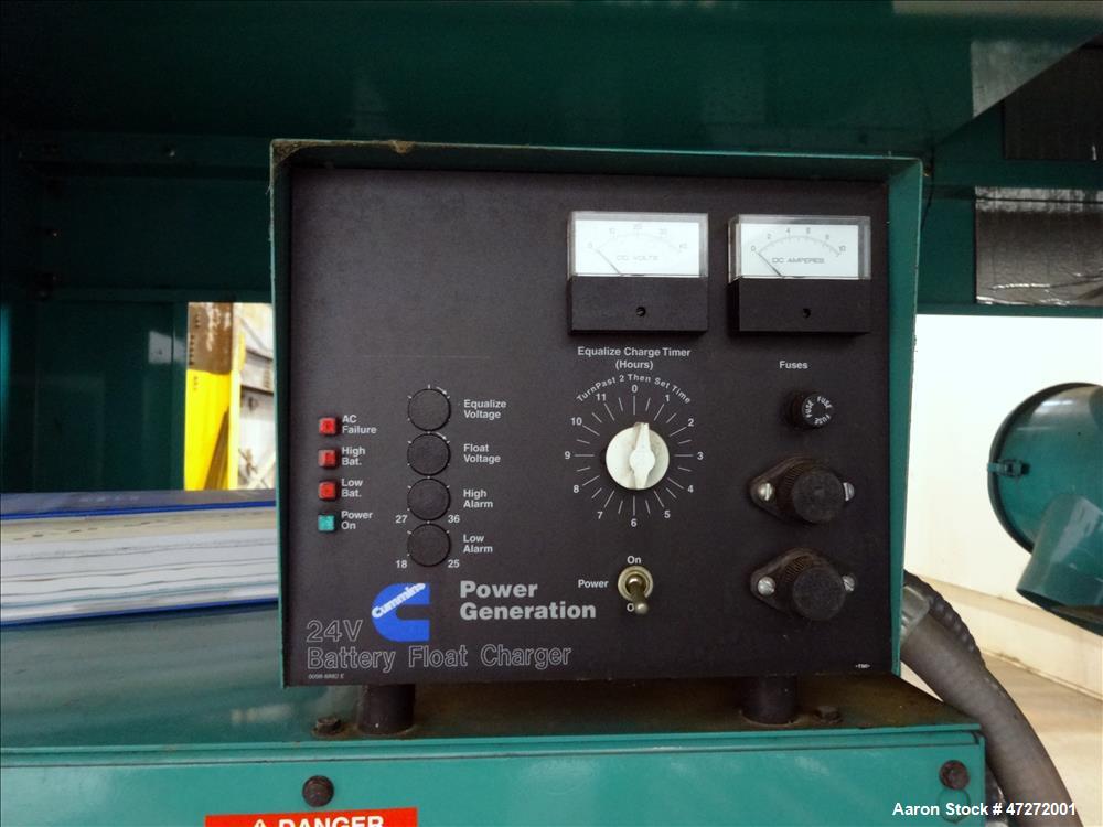 Used Cummins 500 kW diesel generator set, model DFED. Cummins KTA19-G4 engine