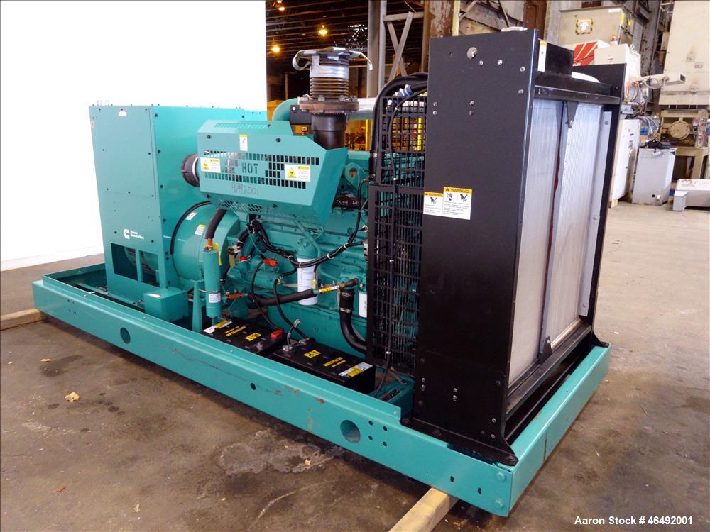 Used Cummins 400 kW diesel generator model DFEH. Cummins QSX15-G9 engine