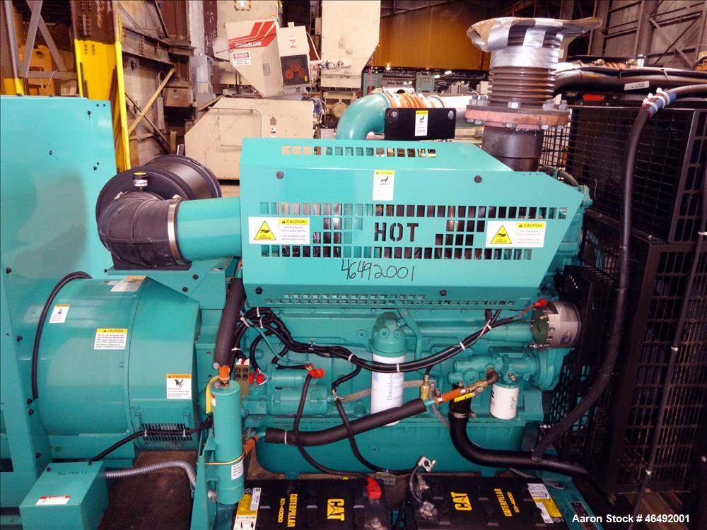 Used Cummins 400 kW diesel generator model DFEH. Cummins QSX15-G9 engine