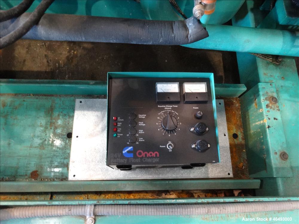 Used Cummins 500 kW diesel generator, model DFEK. Cummins QSX15-G9 engine.