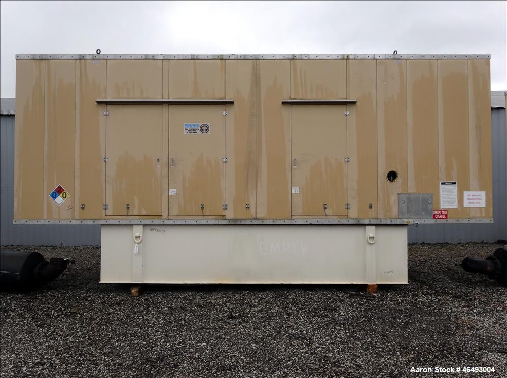 Used Cummins 500kW diesel generator, model DFEK. Cummins QSX15-G9 engine.