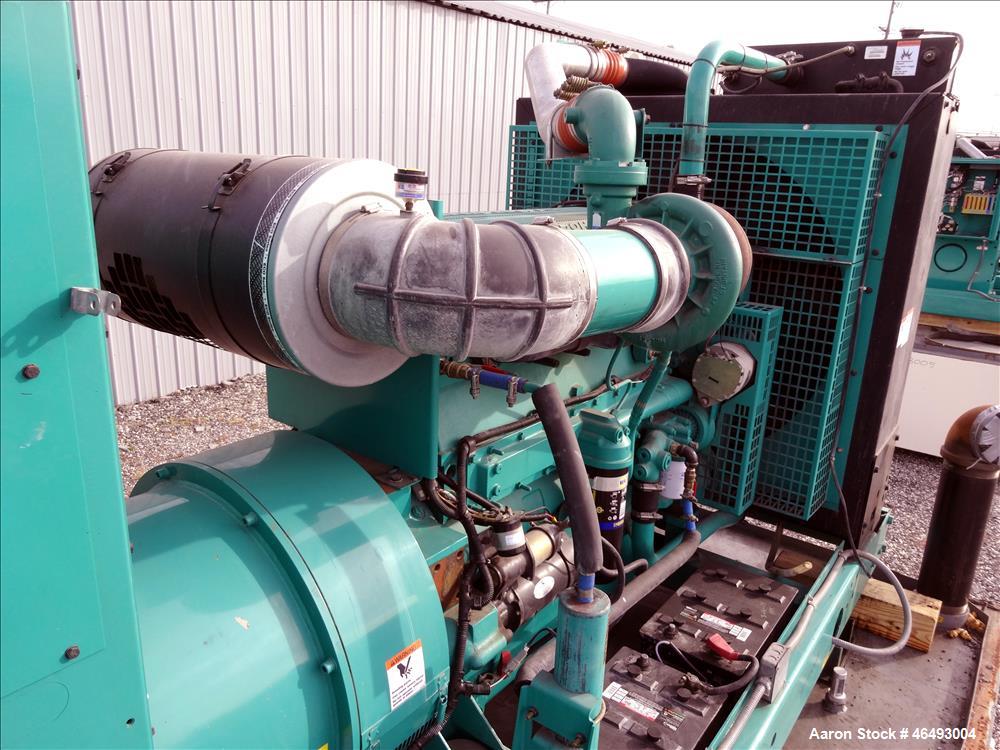 Used Cummins 500kW diesel generator, model DFEK. Cummins QSX15-G9 engine.
