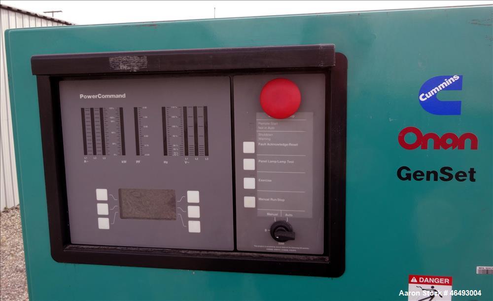 Used Cummins 500kW diesel generator, model DFEK. Cummins QSX15-G9 engine.