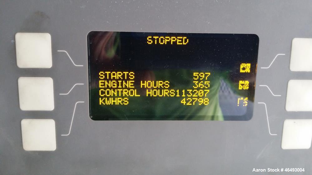 Used Cummins 500kW diesel generator, model DFEK. Cummins QSX15-G9 engine.
