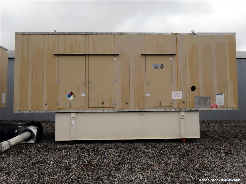 Used Cummins 500kW diesel generator, model DFEK. Cummins QSX15-G9 engine.