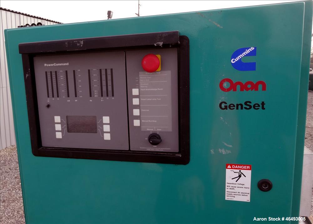 Used Cummins 500kW diesel generator, model DFEK. Cummins QSX15-G9 engine.