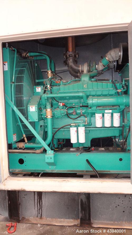 Used- Cummins 600 kW Standby Diesel Generator Set, Model DFGB-3379821