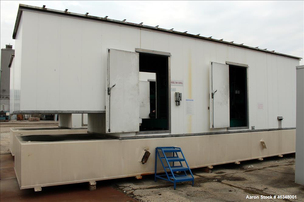 Used Cummins 600 kW diesel generator, model DFGB. Cummins VTA-28-G5 engine.