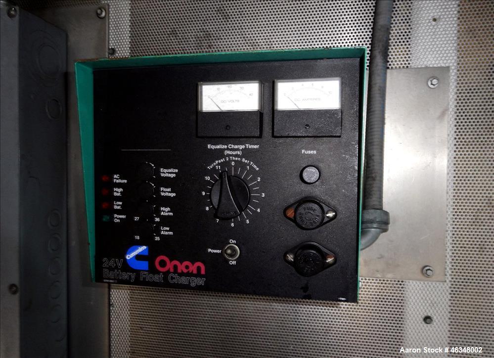 Used Cummins 600 kW diesel generator, model DFGB. Cummins VTA-28-G5 engine.