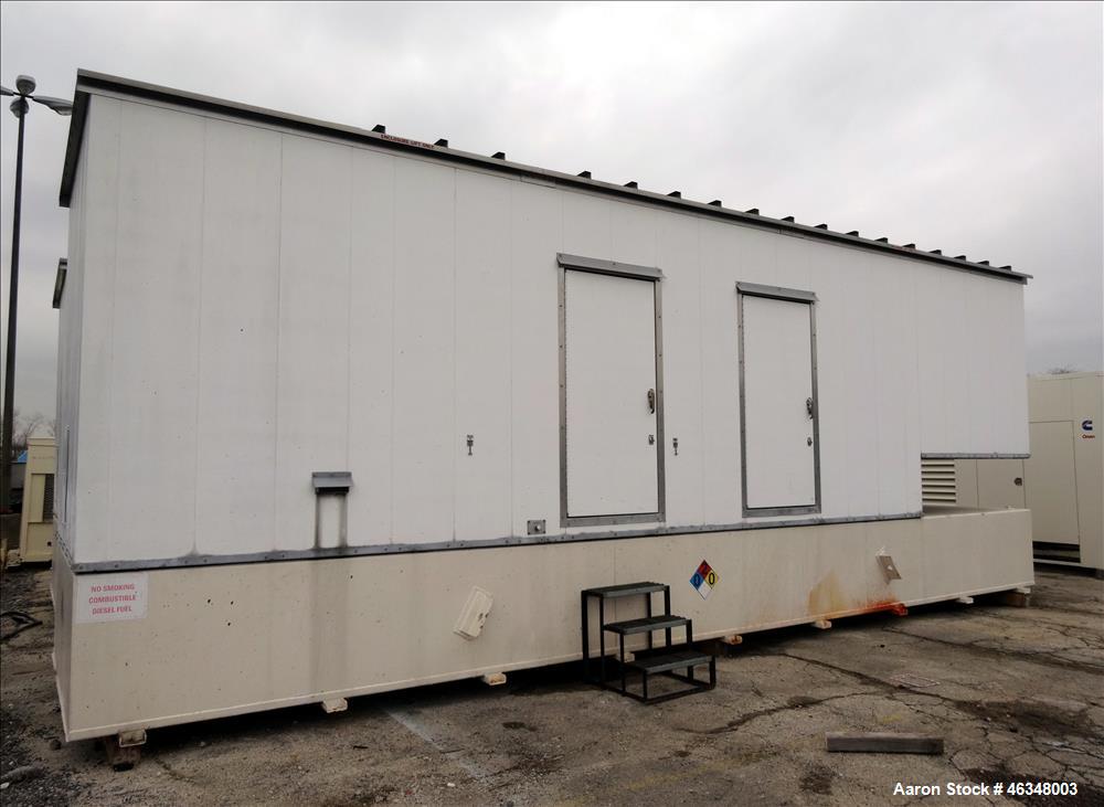 Used Cummins 600 kW diesel generator, model DFGB. Cummins VTA-28-G5 engine.