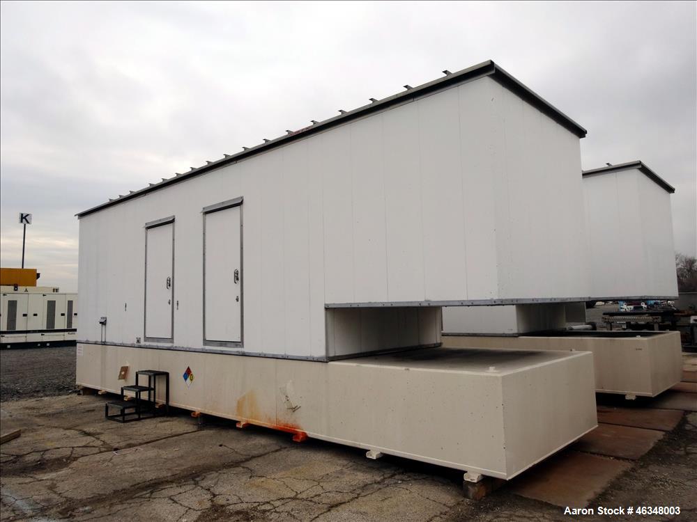 Used Cummins 600 kW diesel generator, model DFGB. Cummins VTA-28-G5 engine.