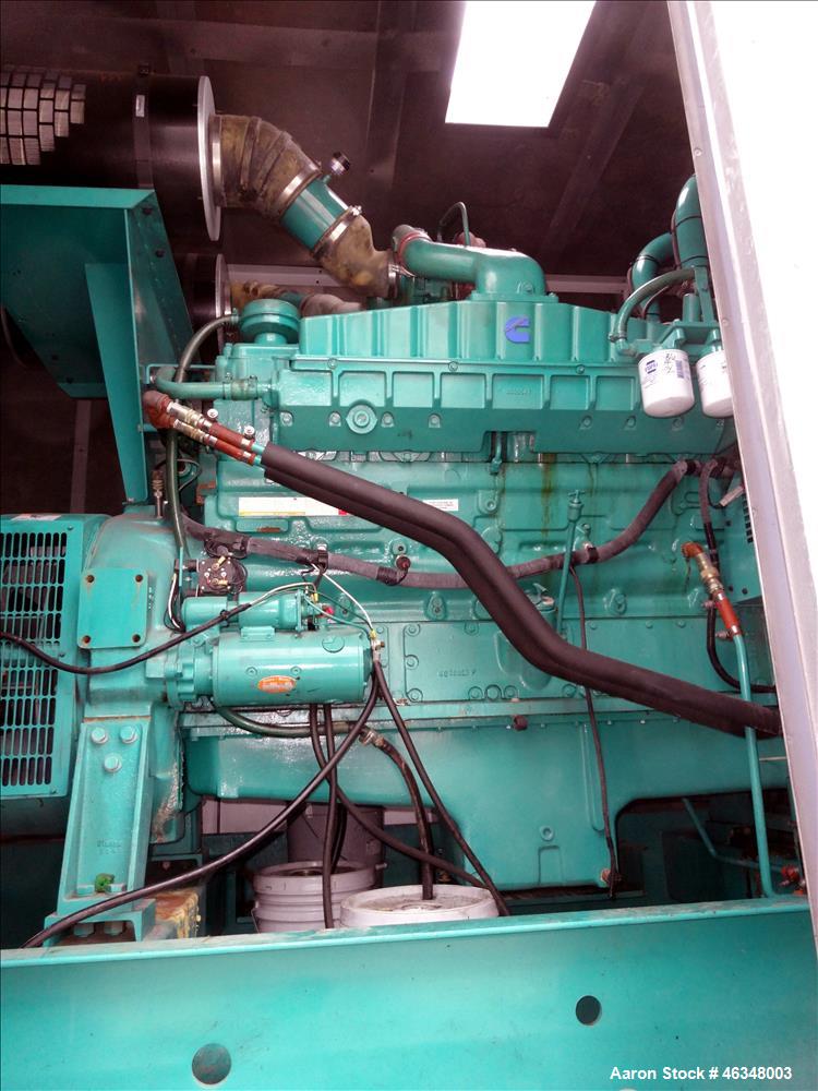 Used Cummins 600 kW diesel generator, model DFGB. Cummins VTA-28-G5 engine.