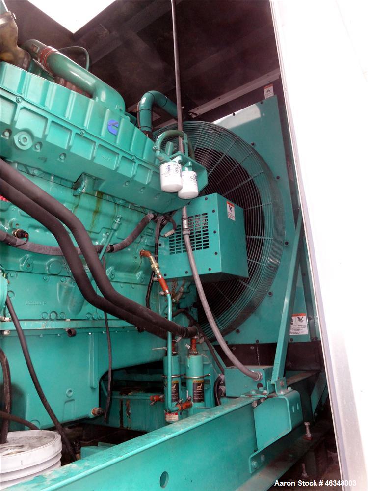 Used Cummins 600 kW diesel generator, model DFGB. Cummins VTA-28-G5 engine.