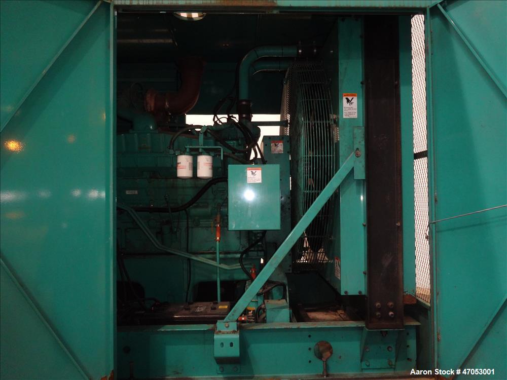 Used Cummins 600 kW diesel generator set model DFGB. Cummins VTA-28-G5 engine
