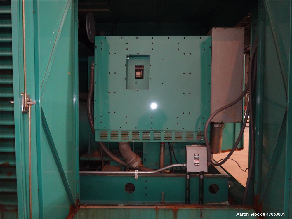 Used Cummins 600 kW diesel generator set model DFGB. Cummins VTA-28-G5 engine