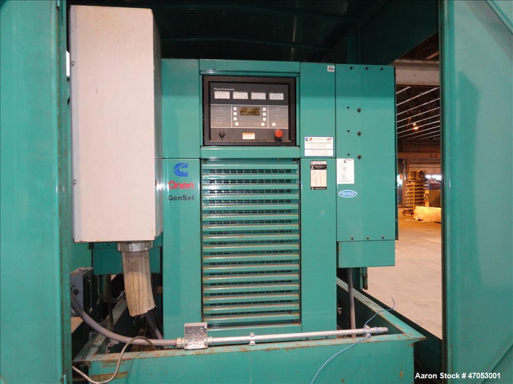 Used Cummins 600 kW diesel generator set model DFGB. Cummins VTA-28-G5 engine