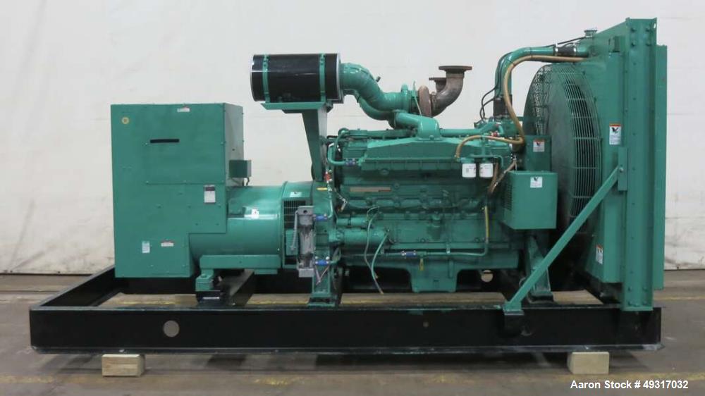Used Cummins 600 kW Standby (545 kW prime) Diesel Generator Set - Model DFGB