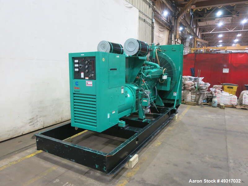 Used Cummins 600 kW Standby (545 kW prime) Diesel Generator Set - Model DFGB